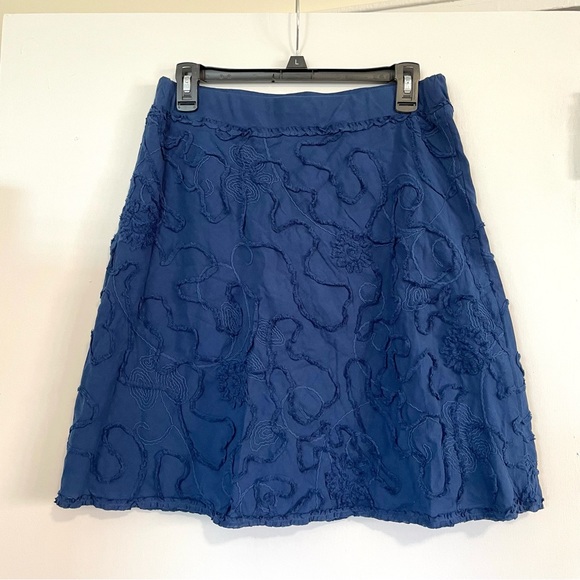 Max Studio A-Line Embroidered Skirt - Picture 2 of 4